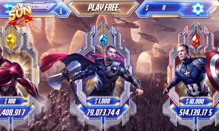 Các phòng chơi Avengers Sunwin
