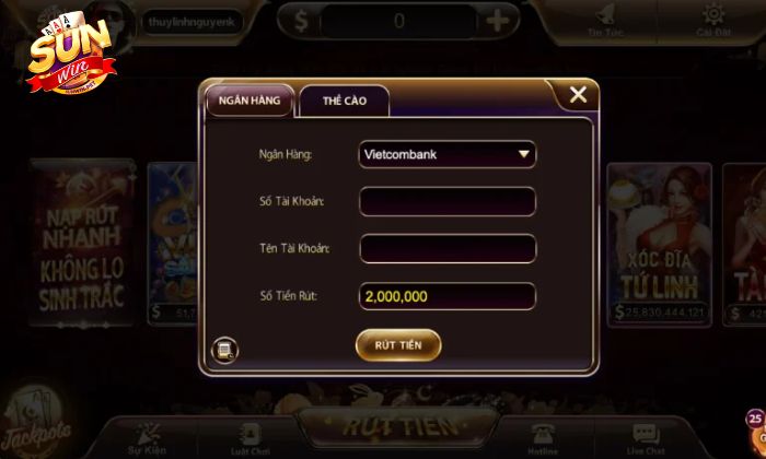 Cam kết bảo mật trong quá trình nạp - rút tiền của người chơi