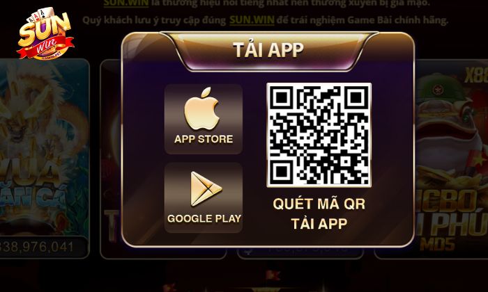 Quét mã QR để tải app nhanh