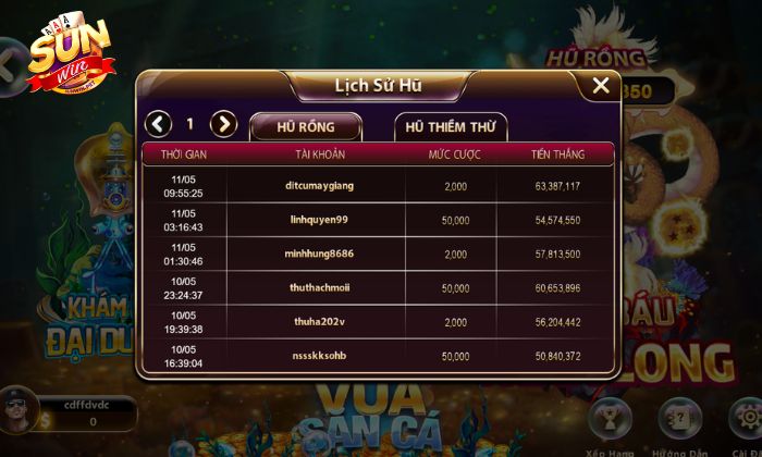 Vua săn cá Sunwin sở hữu nhiều ưu điểm nổi bật